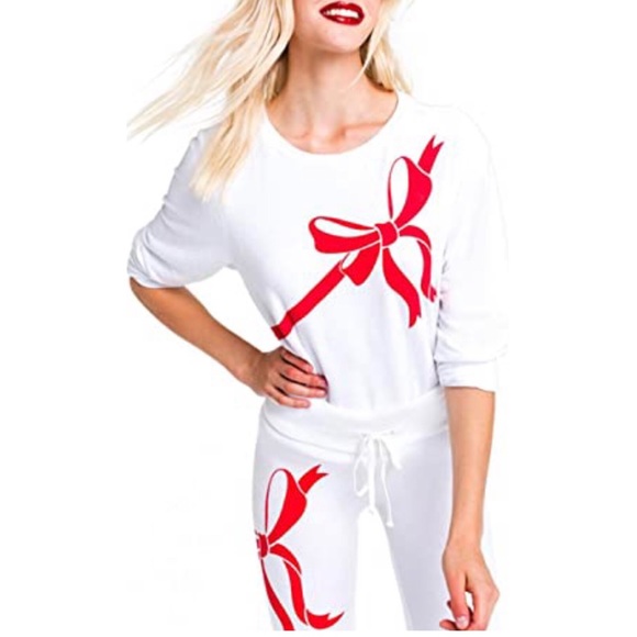 NWOT Wildfox Gift Wrapped Tennis Club Sweatpants M - Picture 10 of 13